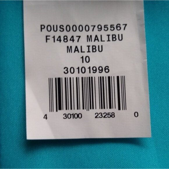 David's Bridal Bridesmaid Strapless Sweetheart Mini Dress, Malibu Blue, 10 - Picture 9 of 11